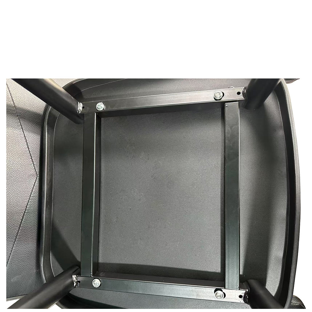 Σκαμπό Bar ArteLibre MARANTA Μαύρο PP/Μέταλλο 45x46x97cm - Hippiehome.gr