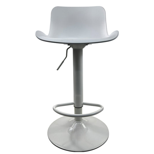 Σκαμπό Bar ArteLibre QUERIDA Λευκό PP/Μέταλλο 44x45x58/81-79/102cm - Hippiehome.gr