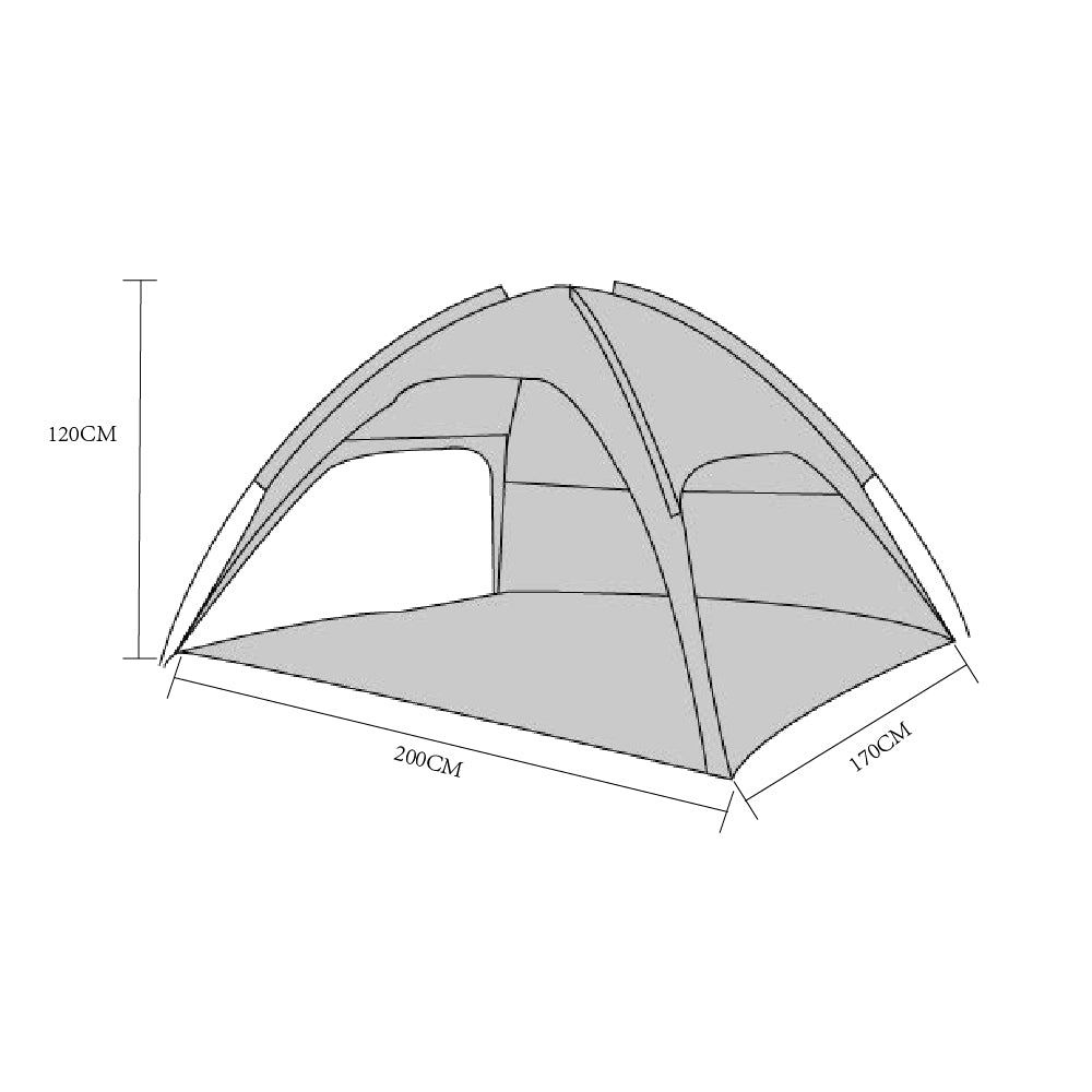 Σκηνή ArteLibre Μπλε 180D Polyester 2x1.5m - Hippiehome.gr