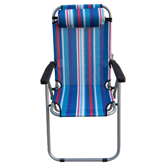 Καρέκλα Παραλίας ArteLibre Μέταλλο/Ύφασμα 65x57x108cm Σε Διάφορα Χρώματα - Hippiehome.gr