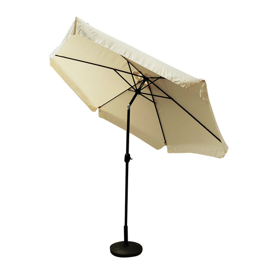 Ομπρέλα Κήπου ArteLibre ANAMI Μπεζ/Μαύρο Αλουμίνιο/Ύφασμα Φ3x2.45m - Hippiehome.gr