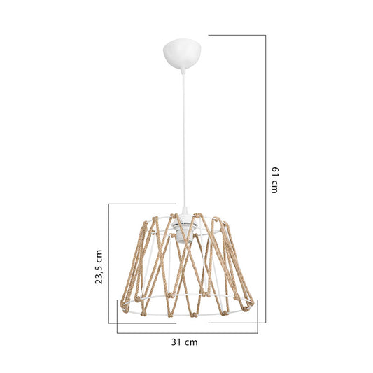 Φωτιστικό οροφής μονόφωτο PWL-1160 pakoworld Ε27 μπεζ Φ31x23.5εκ - Hippiehome.gr