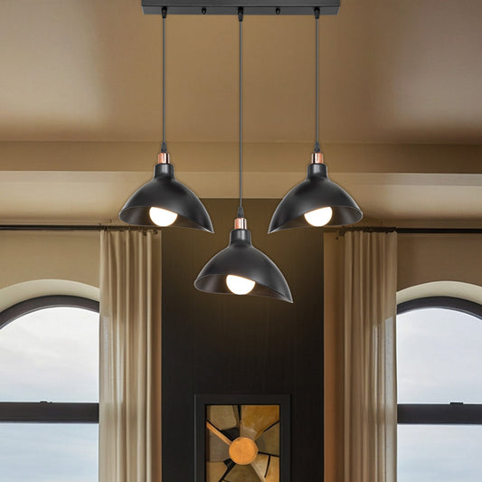 Φωτιστικό οροφής τρίφωτο Triha pakoworld pp σε μαύρη απόχρωση 60x22x90εκ - Hippiehome.gr