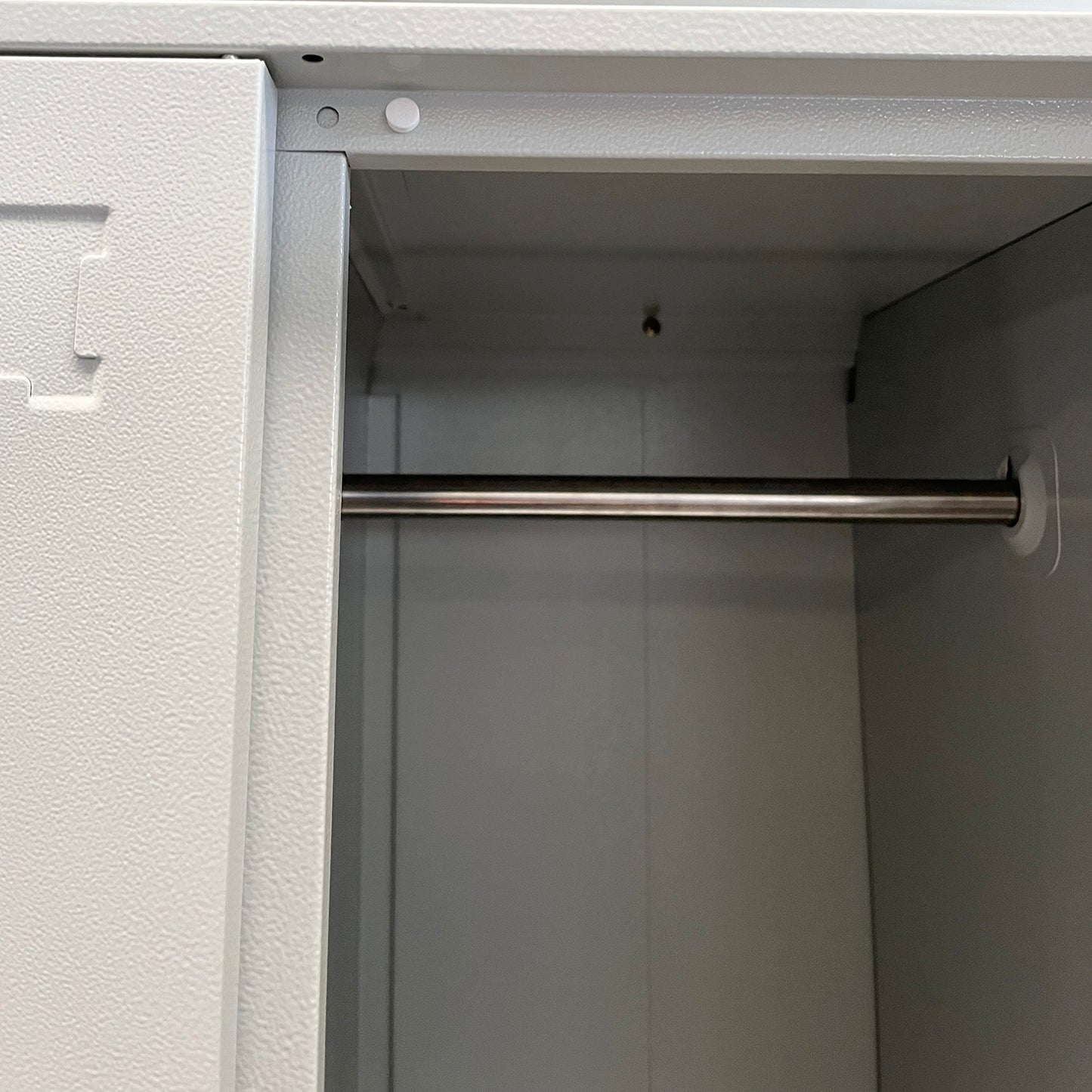 Φοριαμός ArteLibre 6 Θέσεων ELBORON Ανοιχτό Γκρι Μέταλλο 90x45x185cm - Hippiehome.gr