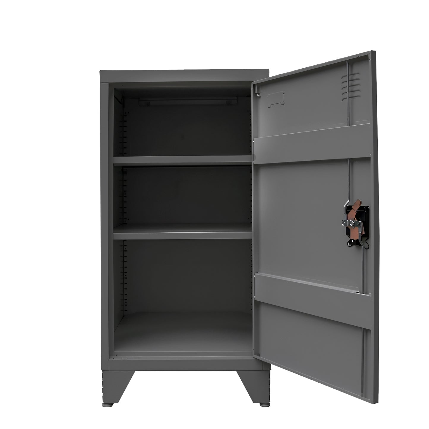 Φοριαμός ArteLibre LEGOLIN Σκούρο Γκρι Μέταλλο 50x50x90cm - Hippiehome.gr