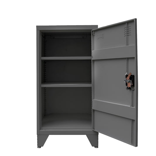 Φοριαμός ArteLibre LEGOLIN Σκούρο Γκρι Μέταλλο 50x50x90cm - Hippiehome.gr