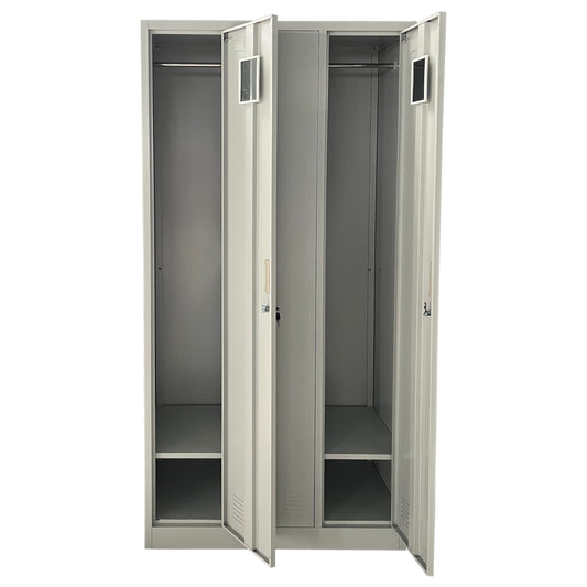 Φοριαμός ArteLibre ELVEN Ανοιχτό Γκρι Μέταλλο 38x45x185cm - Hippiehome.gr