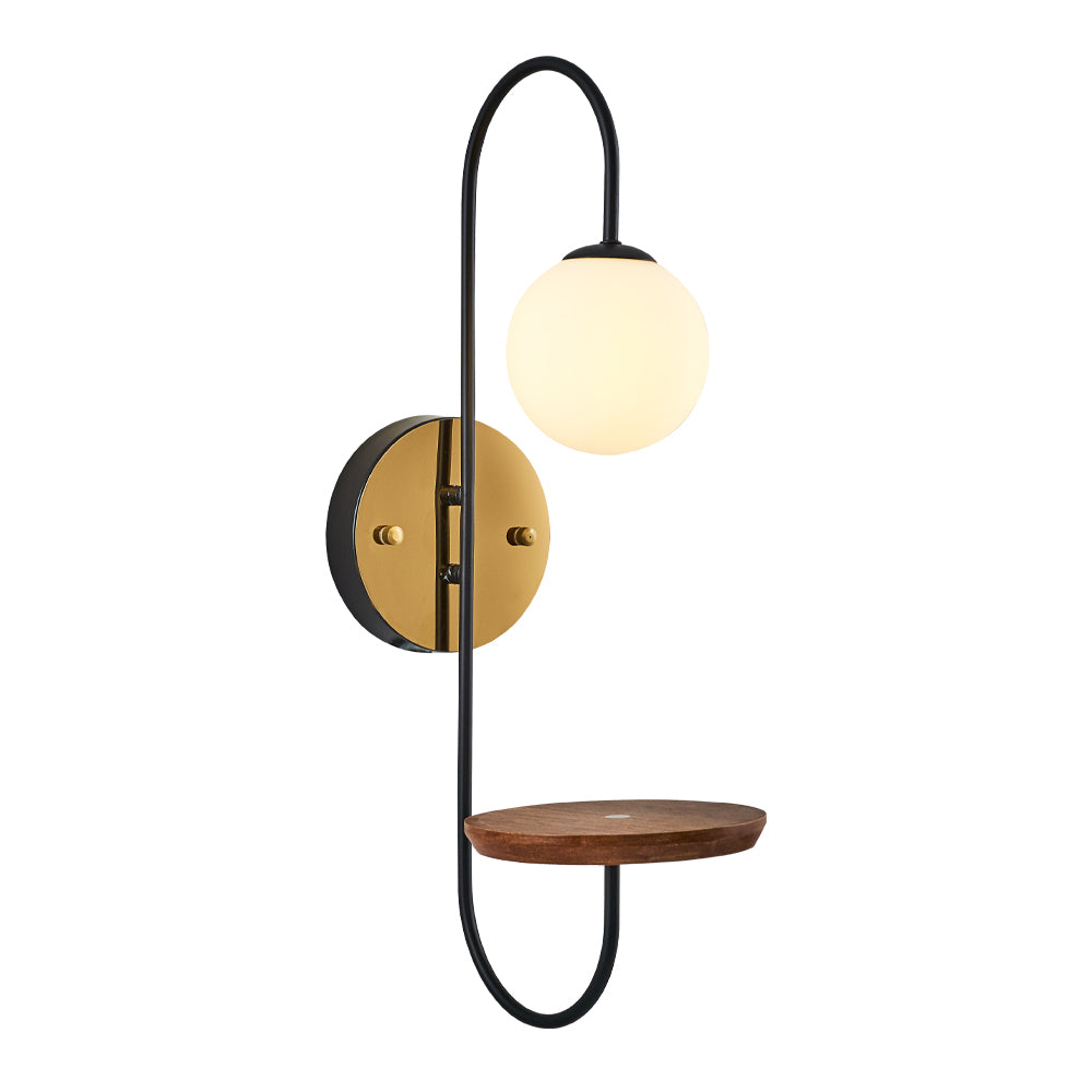 Φωτιστικό Τοίχου ArteLibre KOLLA Χρυσό Μέταλλο/Αλουμίνιο 18x60x28cm - Hippiehome.gr