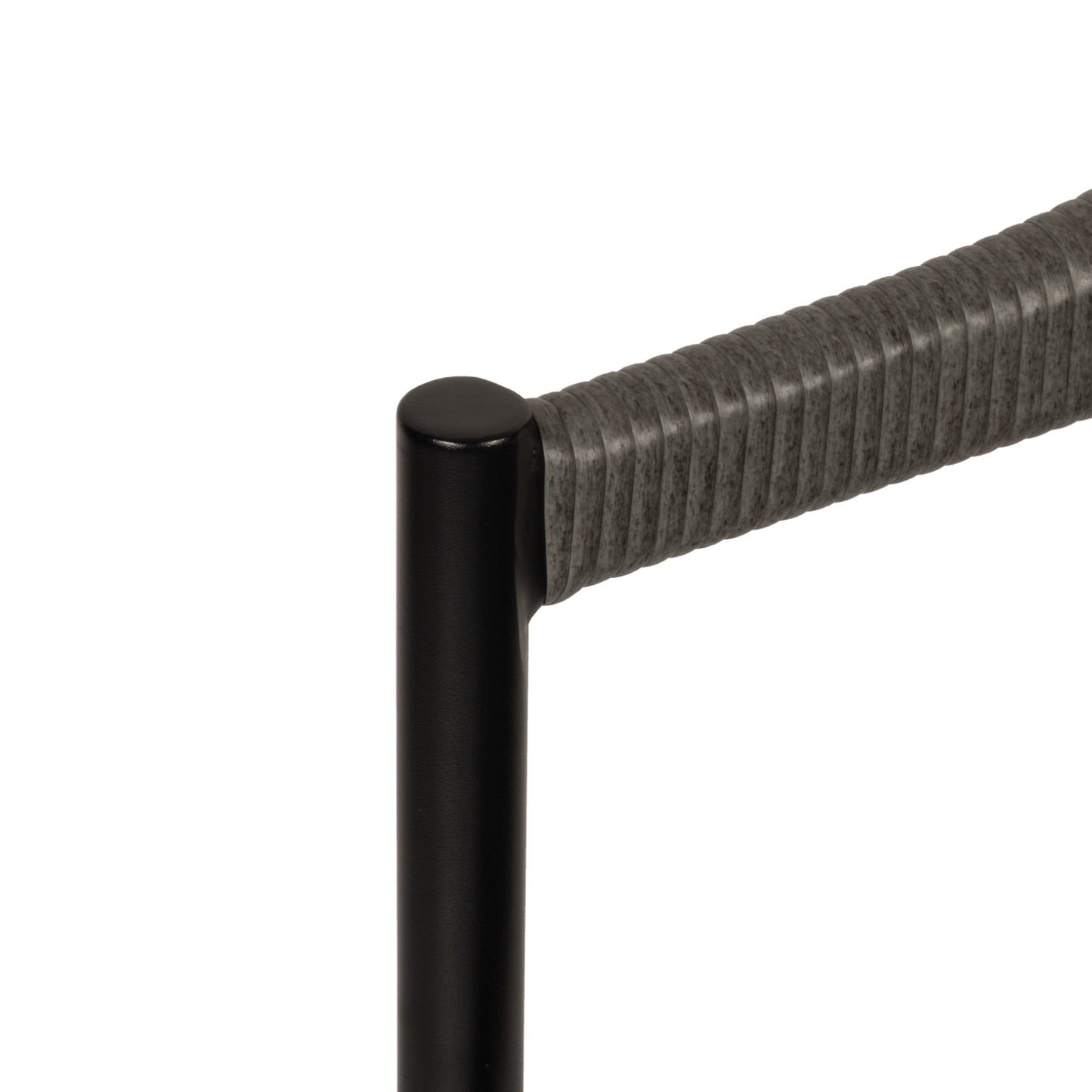 Πολυθρόνα Κήπου ArteLibre LIVINGSTONE Μαύρο/Γκρι Αλουμίνιο/Rattan 56x55x76cm - Hippiehome.gr