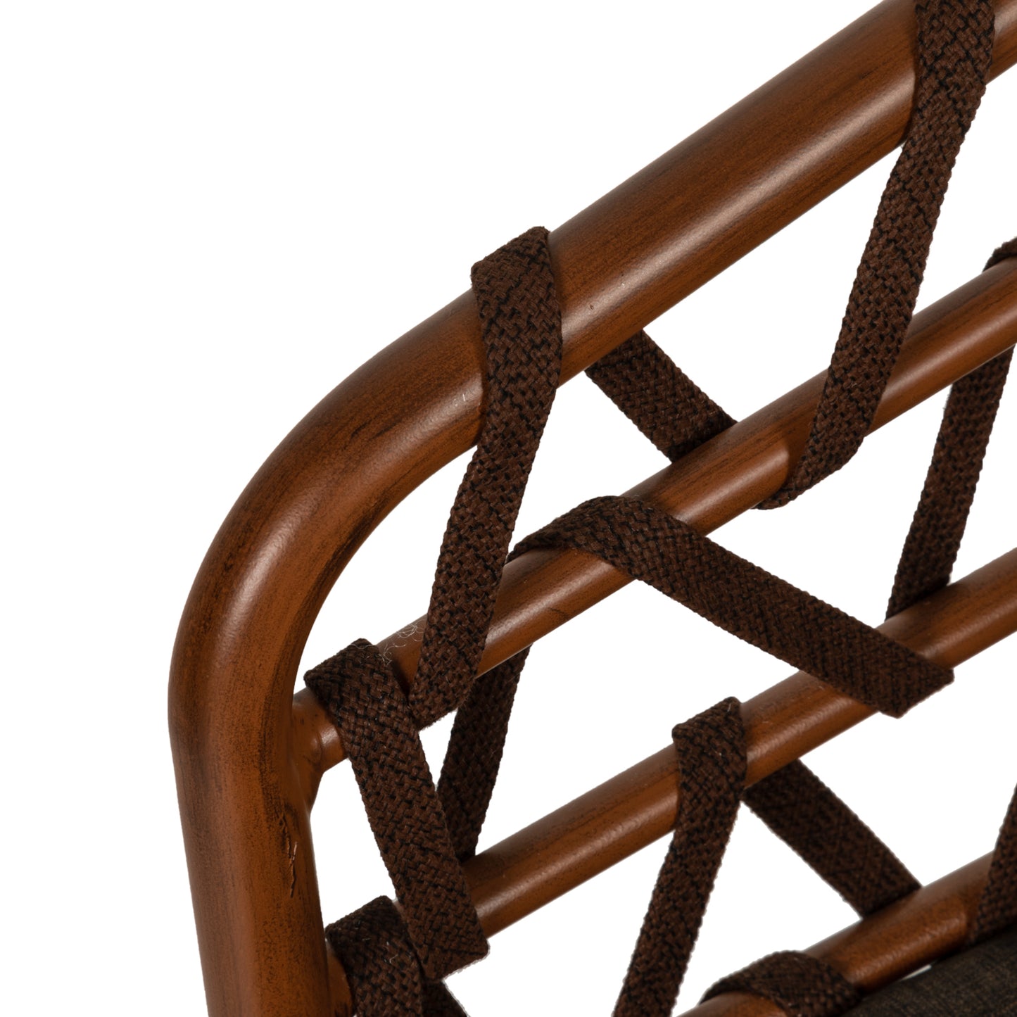 Πολυθρόνα Κήπου ArteLibre BOYOMA Καφέ Αλουμίνιο/Ύφασμα 57x61x79cm - Hippiehome.gr