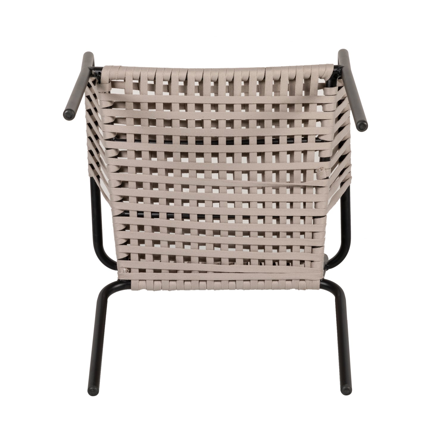 Πολυθρόνα Κήπου ArteLibre DAYA Γκρι/Μαύρο Αλουμίνιο/Rattan 57x67x84cm - Hippiehome.gr