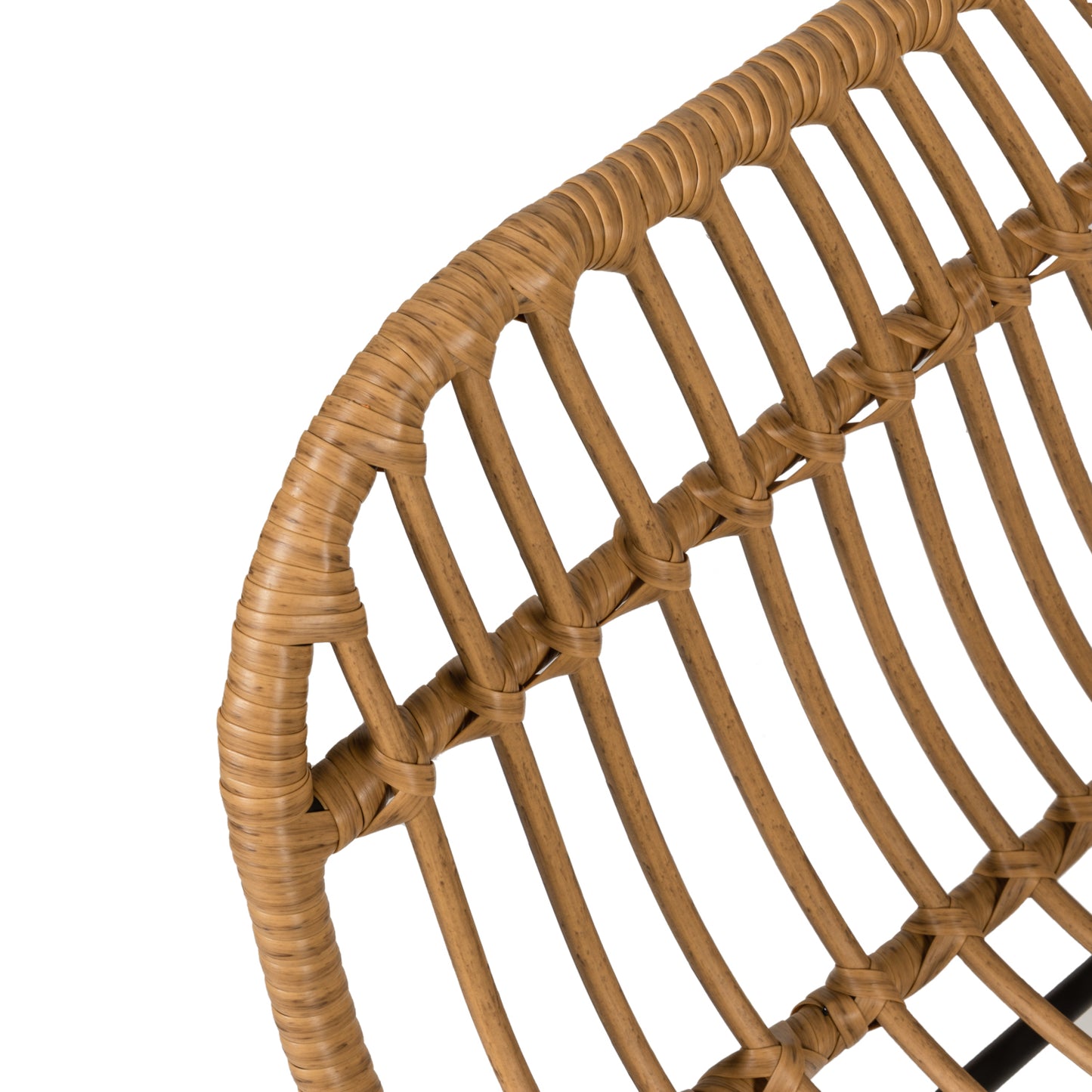 Πολυθρόνα Κήπου ArteLibre KALAMBO Φυσικό/Μαύρο Αλουμίνιο/Rattan 56x57x81cm - Hippiehome.gr