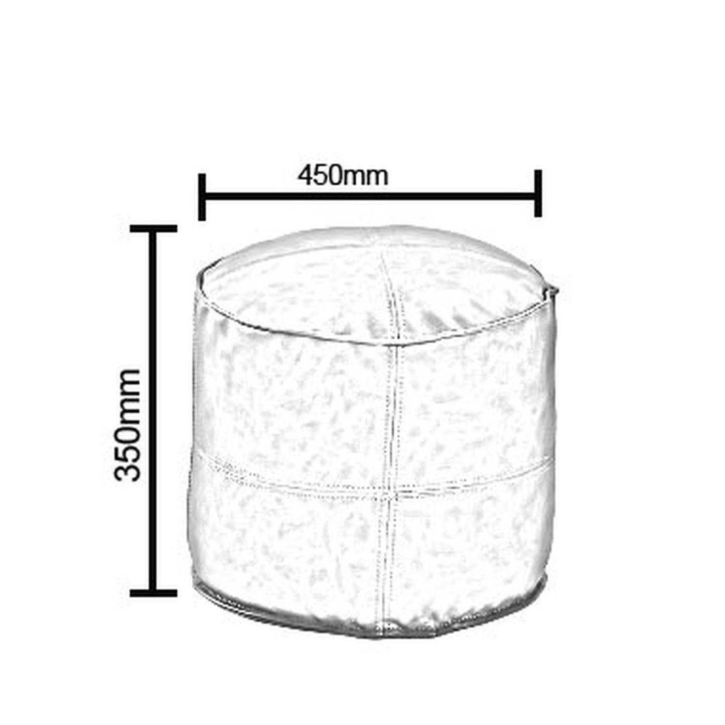 Πουφ ArteLibre CHISISI Camel Δέρμα Φ45x35cm - Hippiehome.gr