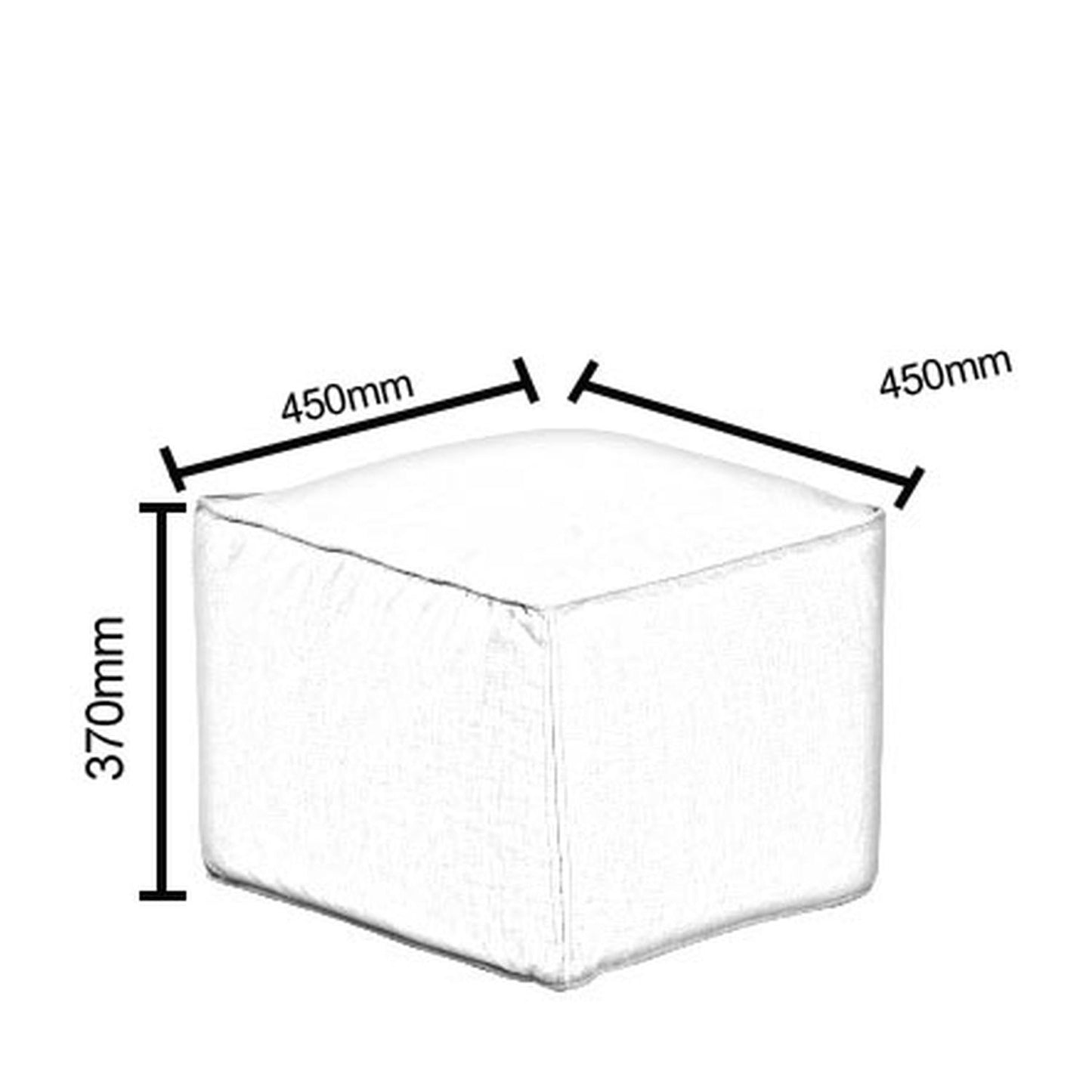 Πουφ ArteLibre KHEPRI Κόκκινο Ύφασμα 45x45x37cm - Hippiehome.gr