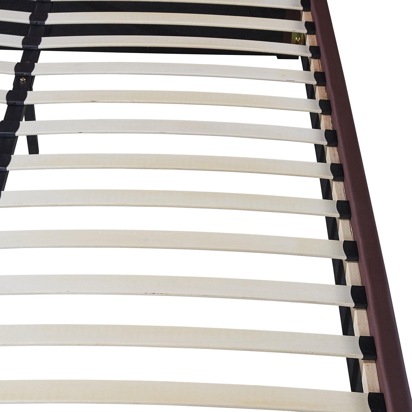 Κρεβάτι ArteLibre ARABIS Καφέ PU (Στρώμα 150x200cm) - Hippiehome.gr