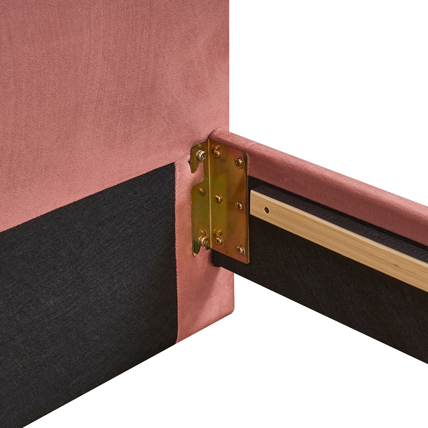 Κρεβάτι Ημίδιπλο ArteLibre JUNIPER Σάπιο Μήλο Ύφασμα Για Στρώμα 120x200cm - Hippiehome.gr