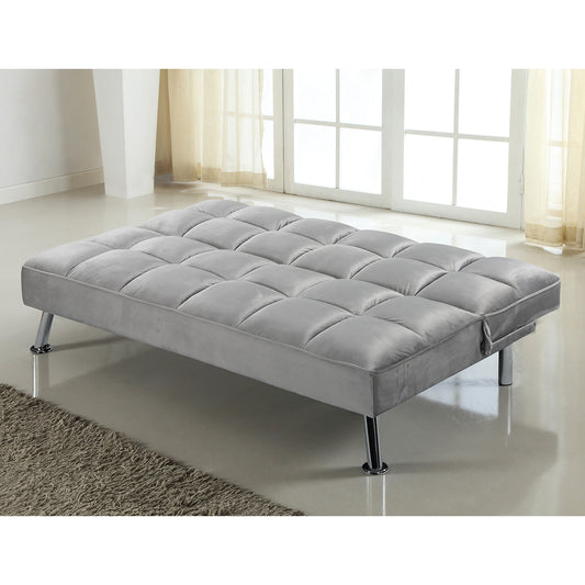 Καναπές Κρεβάτι ArteLibre ALIKA Ανοιχτό Γκρι 190x92x83cm - Hippiehome.gr