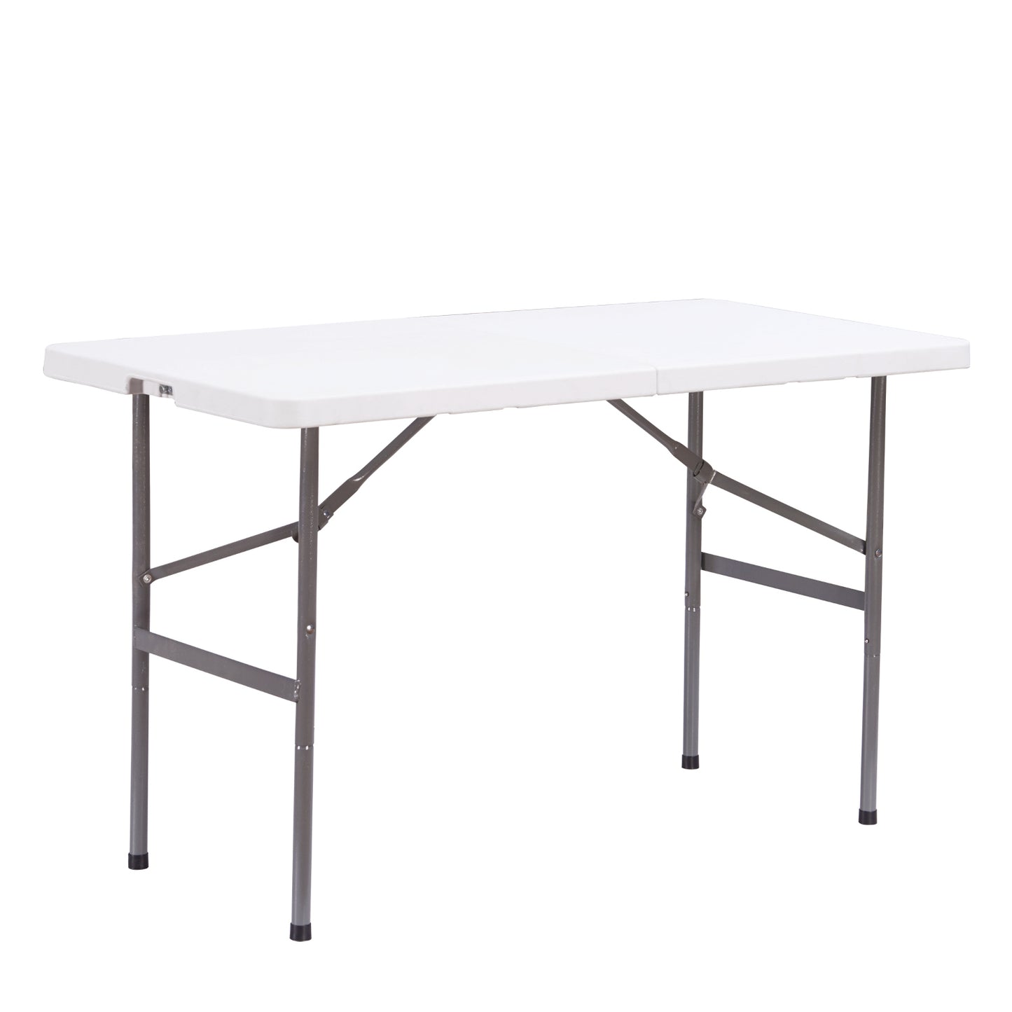 Τραπέζι Catering ArteLibre LIME Πτυσσόμενο (Βαλίτσα) Λευκό/Γκρι HDPE/Μέταλλο 120x60x74cm - Hippiehome.gr