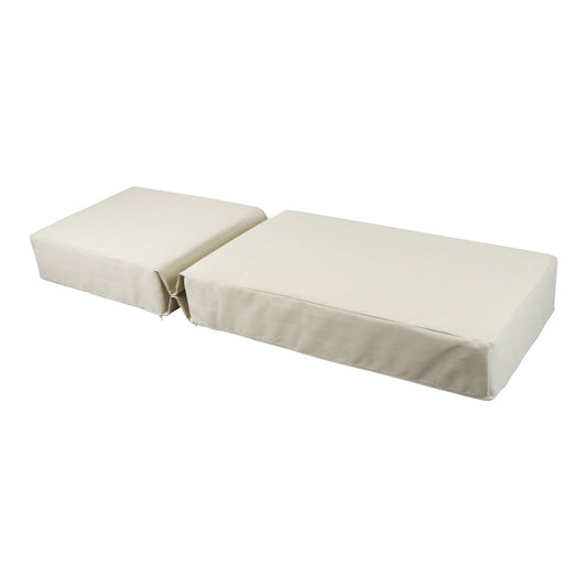 Μαξιλάρι Vertian pakoworld textilene σε μπεζ απόχρωση 58x194x20εκ - Hippiehome.gr