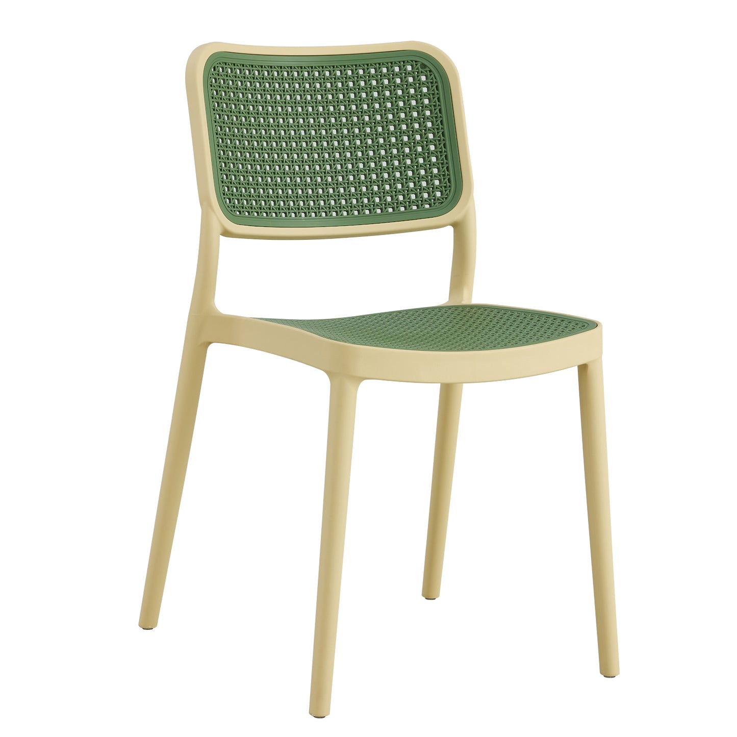 Καρέκλα Κήπου ArteLibre CAYMAN Μπεζ/Λαδί PP 52.5x51x80cm - Hippiehome.gr