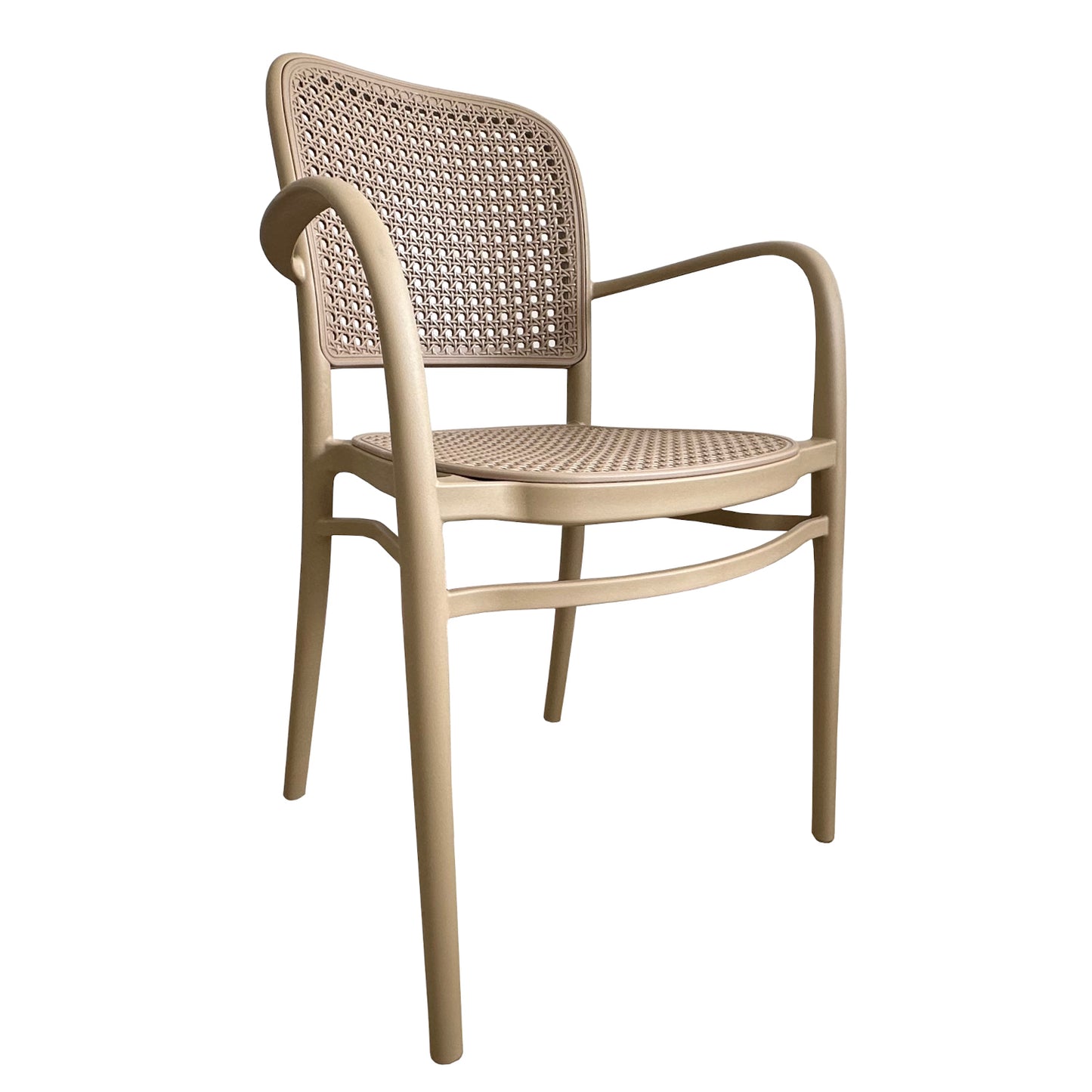 Πολυθρόνα Κήπου ArteLibre CANARY Cappuccino PP 55x52x86cm - Hippiehome.gr