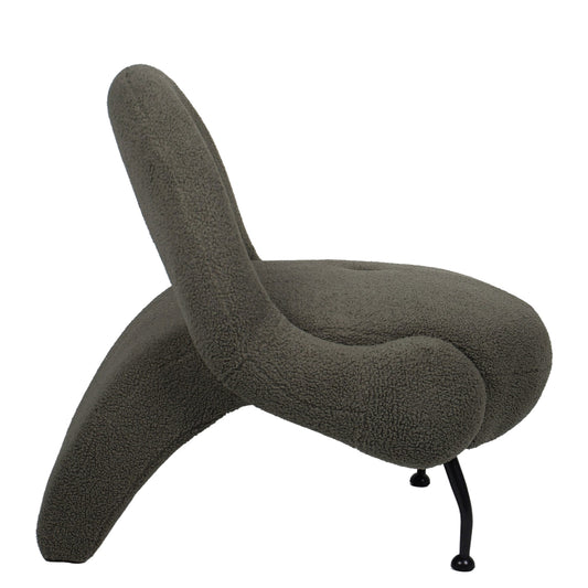 Πολυθρόνα ArteLibre PASIPHAE Πράσινο Ύφασμα/Μέταλλο/Ξύλο 80x86x80cm - Hippiehome.gr