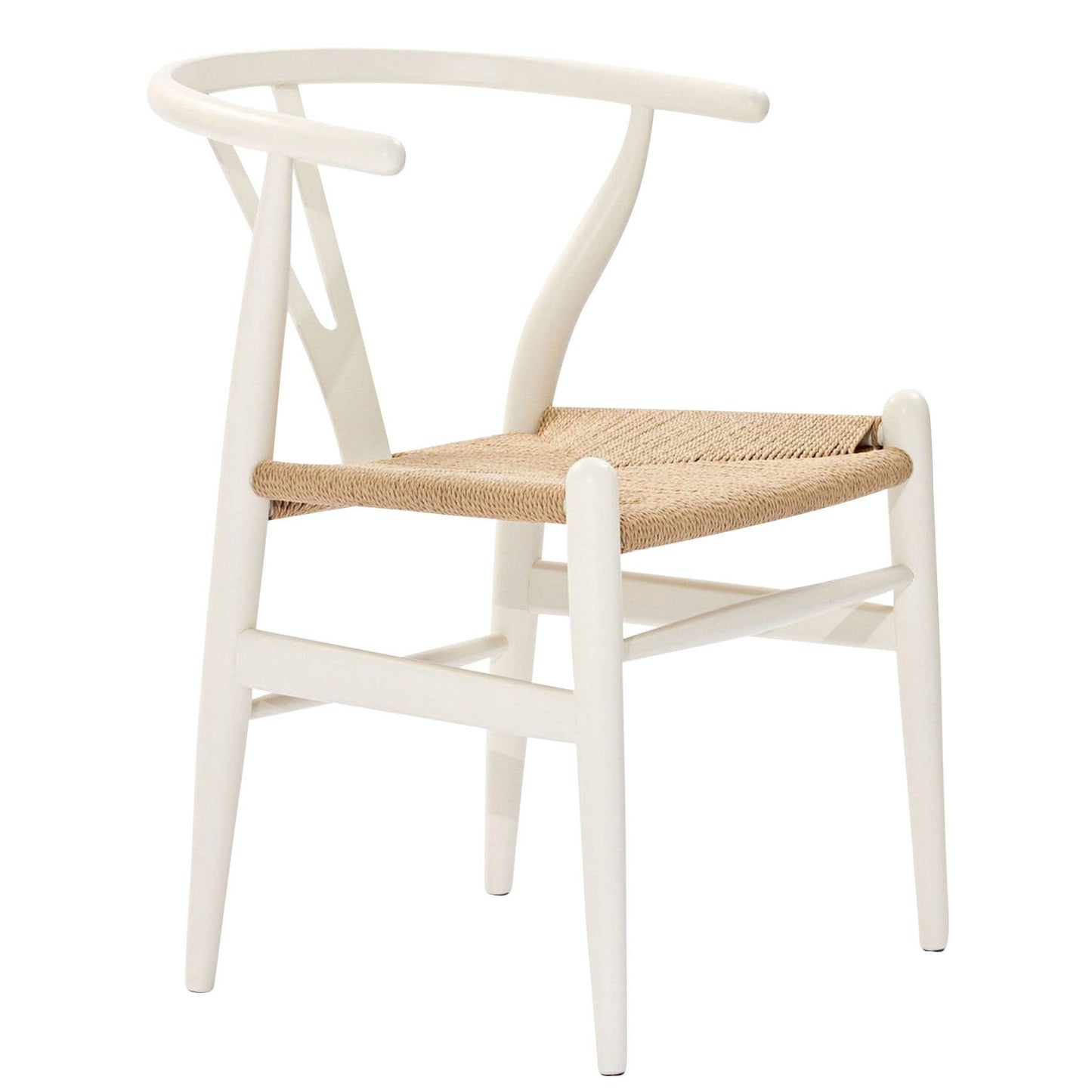 Καρέκλα Επαγγελματική ArteLibre DIONE Λευκό Ξύλο/Σχοινί 49x42x78cm - Hippiehome.gr