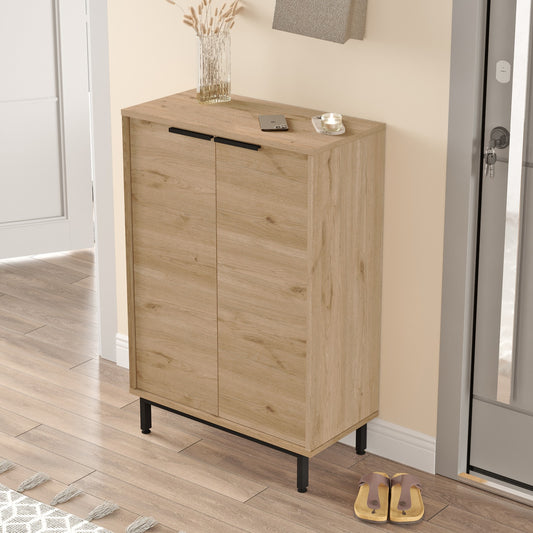 Παπουτσοθήκη ArteLibre BUTE Φυσικό Μοριοσανίδα/Μελαμίνη 105.6x35.5x72cm - Hippiehome.gr