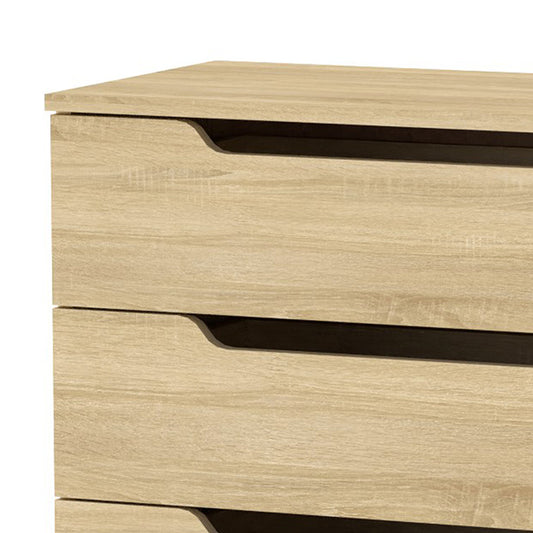 Συρταριέρα Azenor pakoworld 4ων συρταριών sonoma 72x38x83εκ - Hippiehome.gr