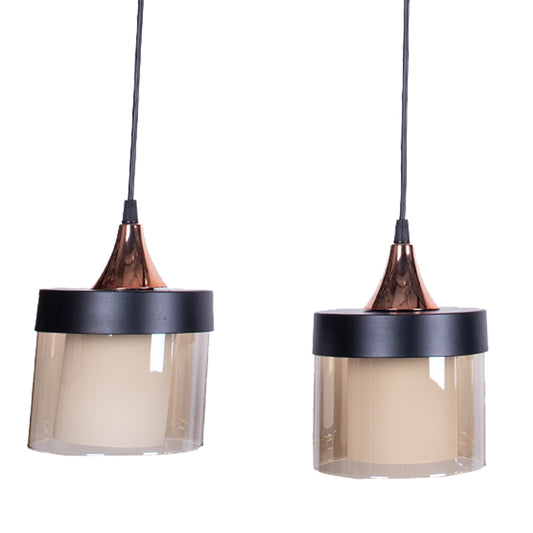 Φωτιστικό οροφής τετράφωτο Tigly pakoworld μαύρο μέταλλο 80x20x60εκ - Hippiehome.gr