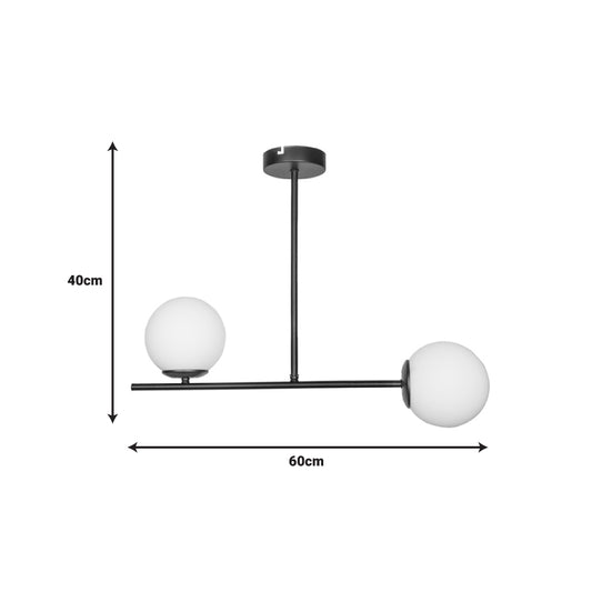 Φωτιστικό οροφής Opedro pakoworld χρυσό μέταλλο 60x30x40εκ - Hippiehome.gr
