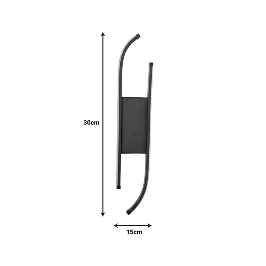 Φωτιστικό τοίχου-απλίκα Yalin pakoworld led μαύρο μέταλλο 15x4x30εκ - Hippiehome.gr