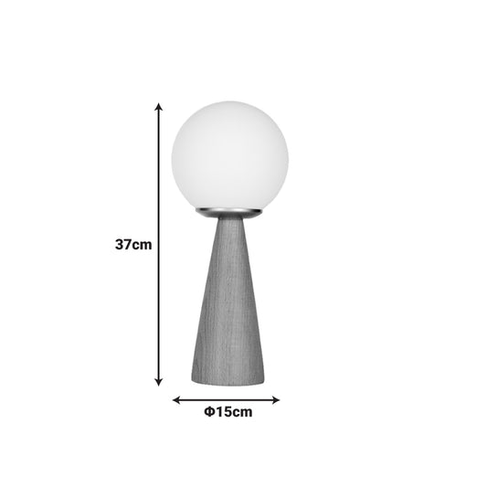 Επιτραπέζιο φωτιστικό Seziko pakoworld Ε27 καρυδί Φ15x37εκ - Hippiehome.gr