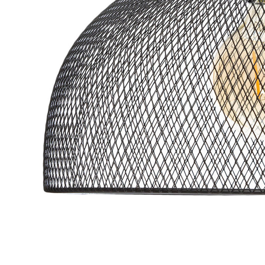 Φωτιστικό οροφής μονόφωτο Sam pakoworld Ε27 μαύρο Φ30x22,5εκ - Hippiehome.gr