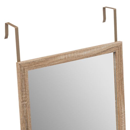 Καθρέπτης πόρτας PWD-0111 pakoworld φυσικό ps 34x1.7x94εκ - Hippiehome.gr