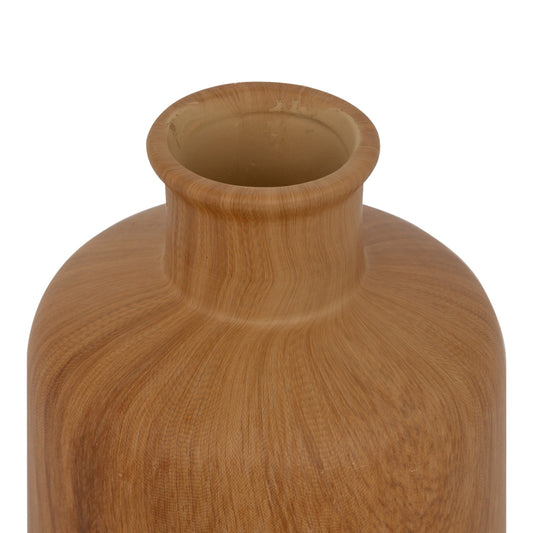 Βάζο Desel pakoworld κεραμικό σε φυσική απόχρωση Φ11x18εκ - Hippiehome.gr