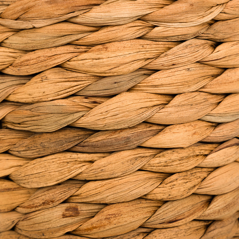 Βάζο Velout pakoworld από υάκινθο σε φυσική απόχρωση Φ18x57εκ - Hippiehome.gr