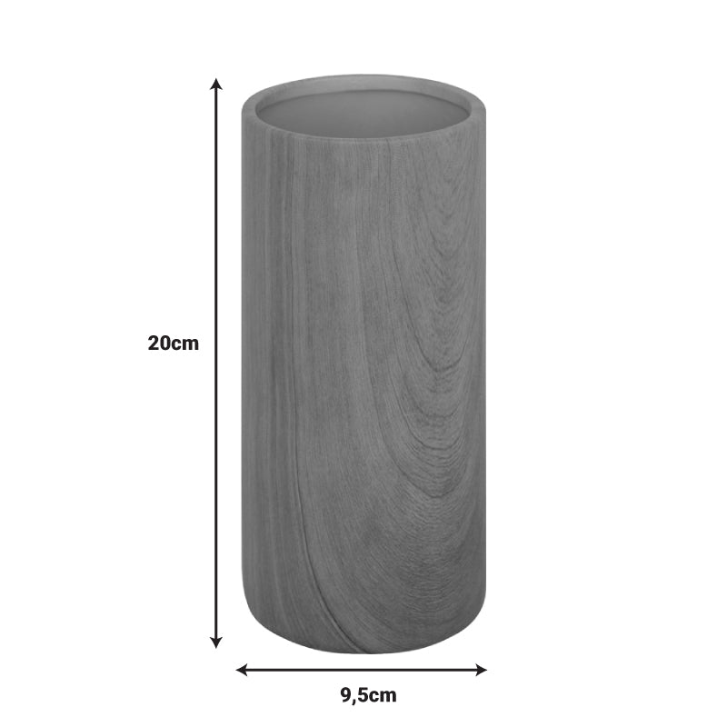 Βάζο Joefer pakoworld κεραμικό σε φυσική απόχρωση Φ9.5x20εκ - Hippiehome.gr