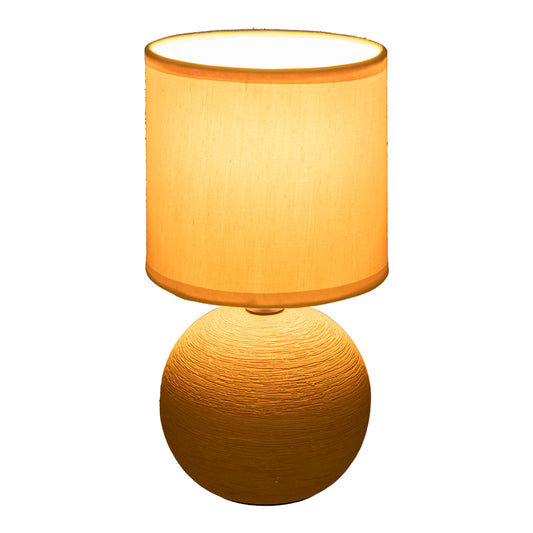 Επιτραπέζιο φωτιστικό PWL-1210 pakoworld Ε14 κεραμικό σε κίτρινη απόχρωση Φ13x25εκ - Hippiehome.gr