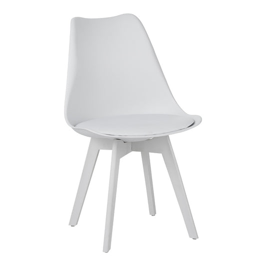 Φοιτητικό πακέτο τραπεζαρίας Natali-Gaston pakoworld σετ 5τεμ λευκό 120x80x76εκ - Hippiehome.gr