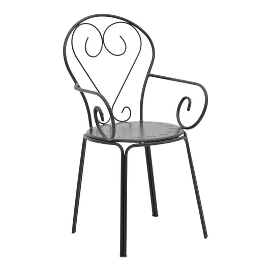 Τραπεζαρία Watson-Monasty pakoworld σετ 3τεμ μέταλλο σε μαύρη απόχρωση - Hippiehome.gr