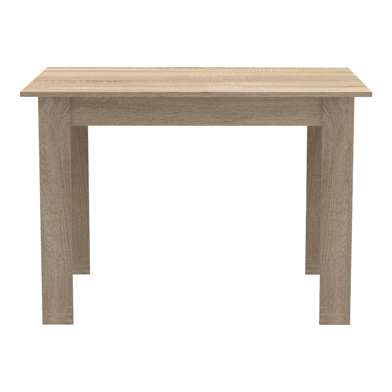 Τραπεζαρία Manka-Ezra pakoworld σετ 5τεμ σε sonoma-μαύρη απόχρωση 110x80x77εκ - Hippiehome.gr