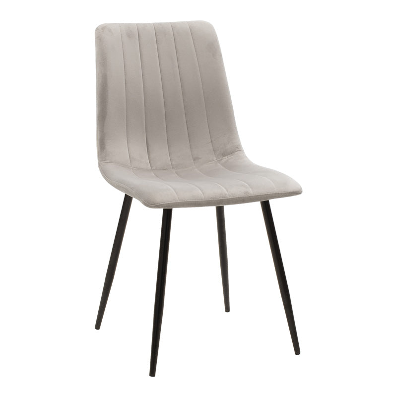 Τραπεζαρία Julita-Noor pakoworld σετ 5τεμ MDF λευκό-γκρι-πόδια φυσικό Φ80x73εκ - Hippiehome.gr