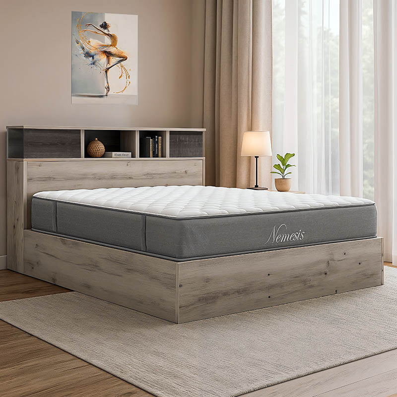 Φοιτητικό πακέτο επίπλων κρεβατοκάμαρας Ruey pakoworld σετ 2τεμ - Hippiehome.gr