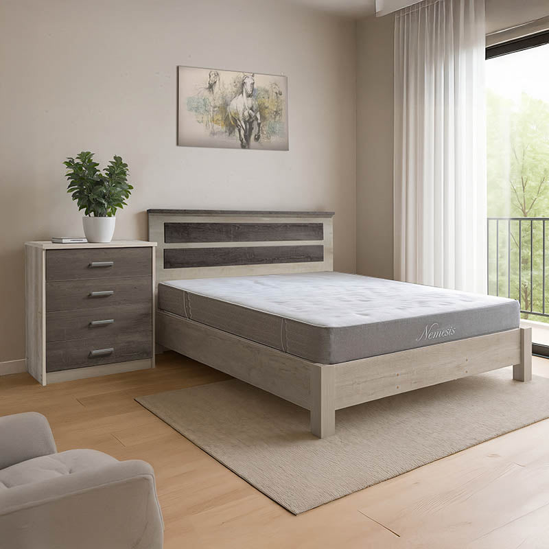 Φοιτητικό πακέτο επίπλων κρεβατοκάμαρας Fuse pakoworld σετ 3τεμ - Hippiehome.gr