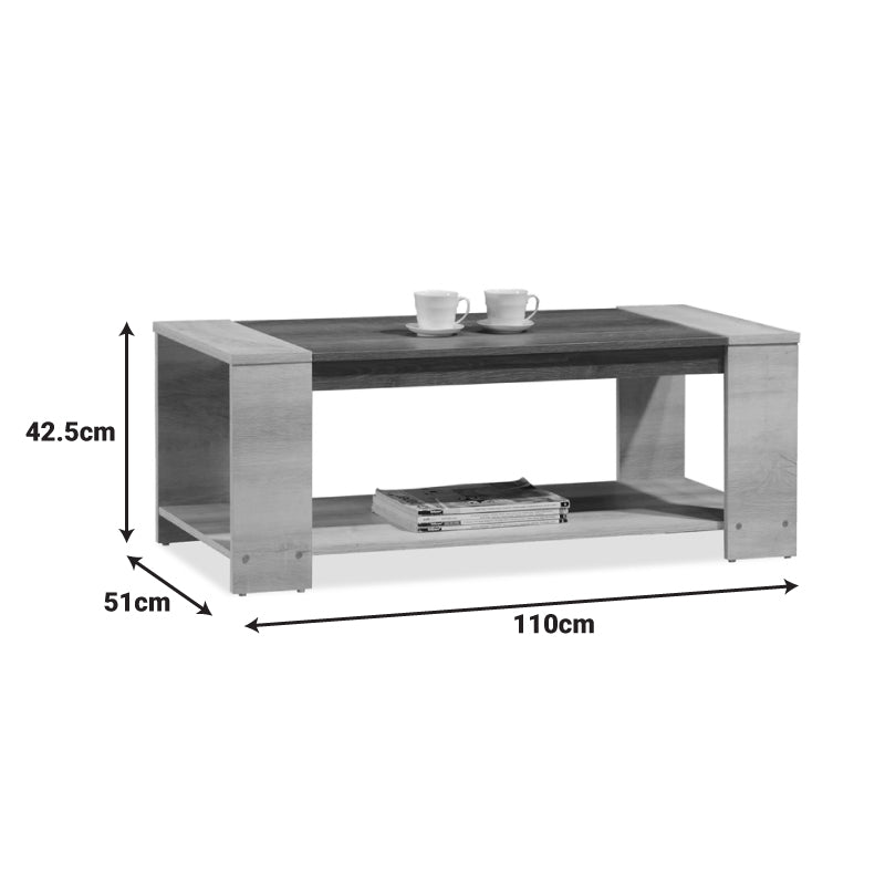 Φοιτητικό πακέτο επίπλων σαλονιού Atmos pakoworld σετ 2τεμ - Hippiehome.gr