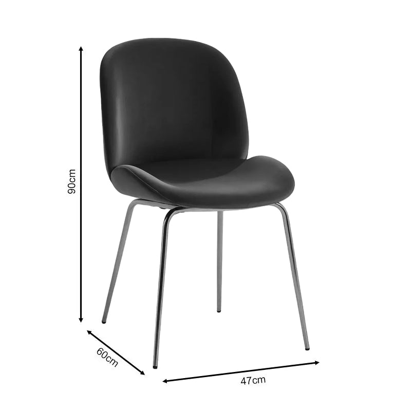 Τραπεζαρία Balou-Maley pakoworld σετ 5τεμ MDF μαύρο-βελούδο ανθρακί Φ120x73εκ - Hippiehome.gr