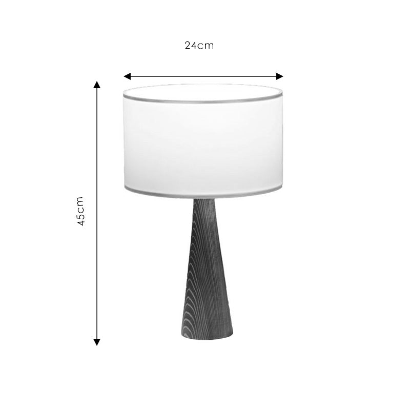 Επιτραπέζιο φωτιστικό Kalito pakoworld ivory-καφέ Φ24x45εκ - Hippiehome.gr