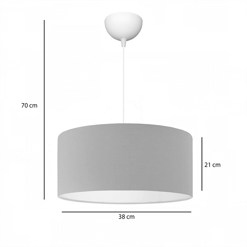 Φωτιστικό οροφής μονόφωτο PWL-1091 pakoworld Ε27 σε μπεζ απόχρωση Φ38x21εκ - Hippiehome.gr