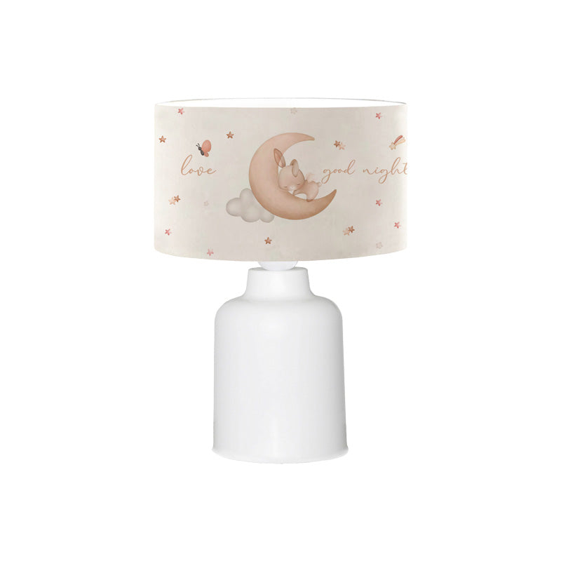 Παιδικό επιτραπέζιο φωτιστικό Gary pakoworld πολύχρωμο-λευκό Φ24x32εκ - Hippiehome.gr